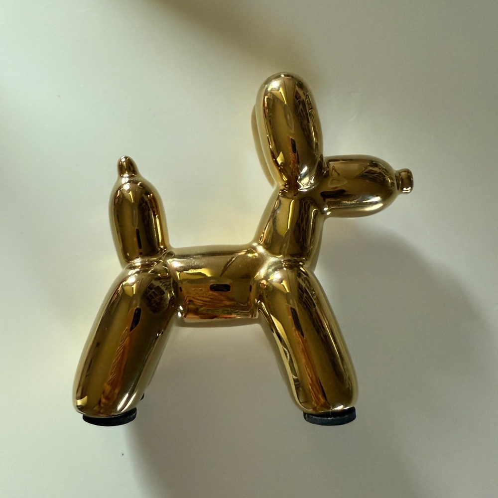 Gold Balloon Dog Sculpture